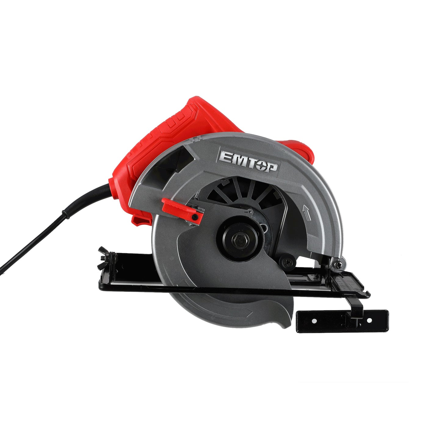 Scie circulaire filaire 1400W EMTOP 1 lame 185mm 1 ensemble de balais de charbon