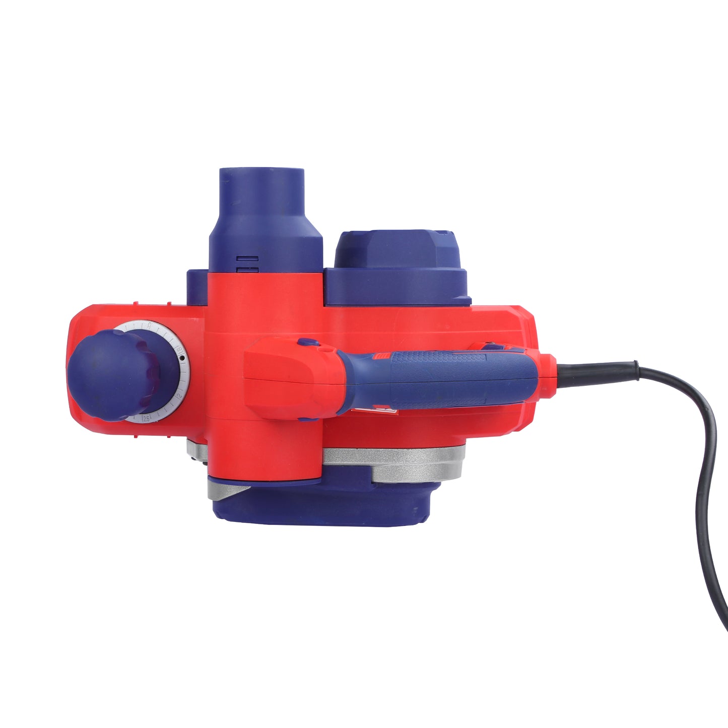 Raboteuse électrique filaire 1050W EMTOP Système de courroie auto-refroidissant avec 1 ceinture 1 jeu de guides parallèles1 guide de profondeur 1 ensemble de balais de charbon