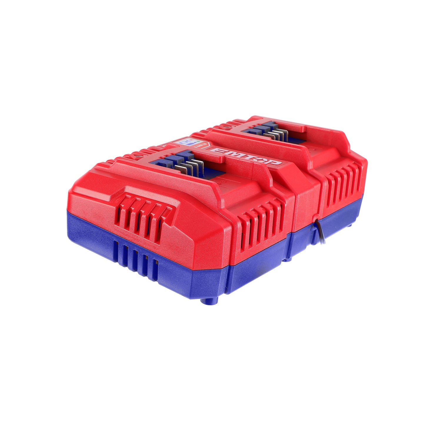 Double chargeur simultané lithium sans fil 21 V Twincharger 2 ports 4,0 Ah compatible avec tous les appareils EMTOP P20S