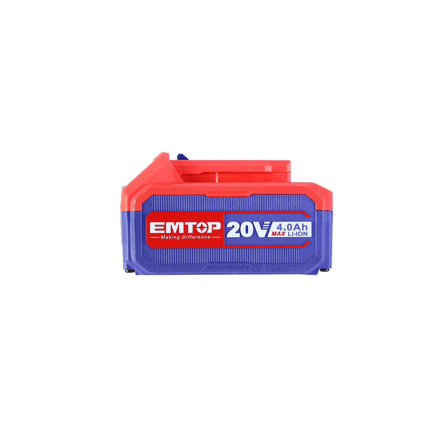 Kit batterie et chargeur intelligent rapide Lithium-Ion 20V 4,0 Ah Compatible avec tous les outils EMTOP P20S