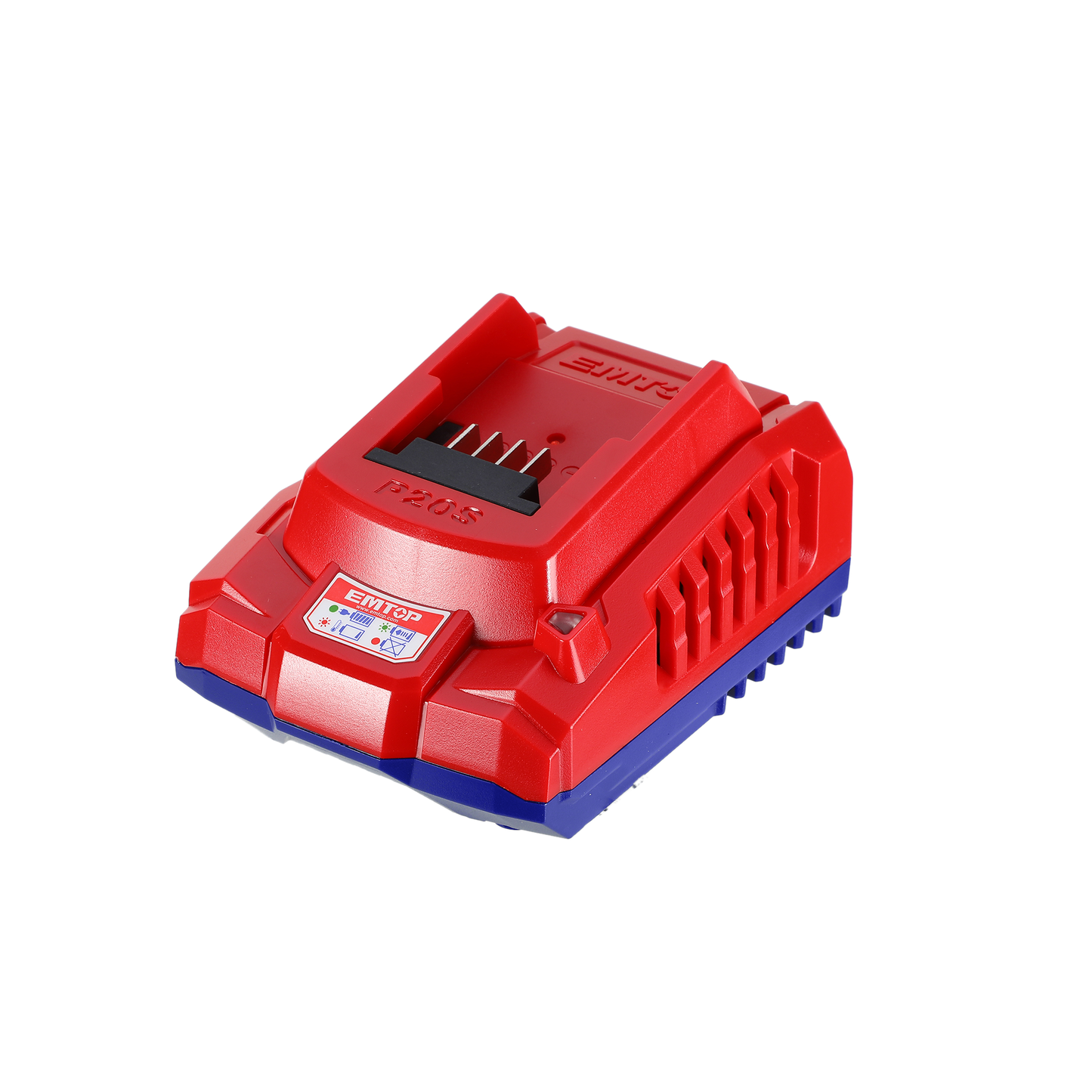 Kit batterie et chargeur intelligent rapide Lithium-Ion 20V 2,0 Ah Compatible avec tous les outils EMTOP P20S