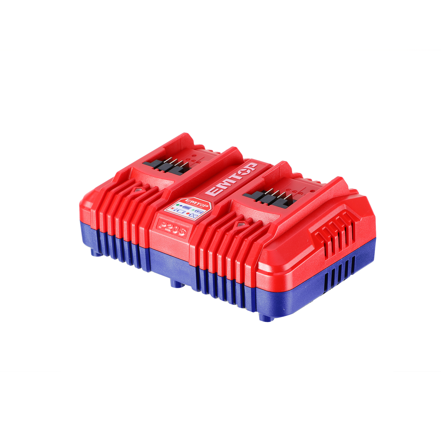 Kit batterie et chargeur intelligent rapide Lithium-Ion 20V 5,0 Ah P20S Compatible avec tous les outils EMTOP P20S les outils EMTOP P20S