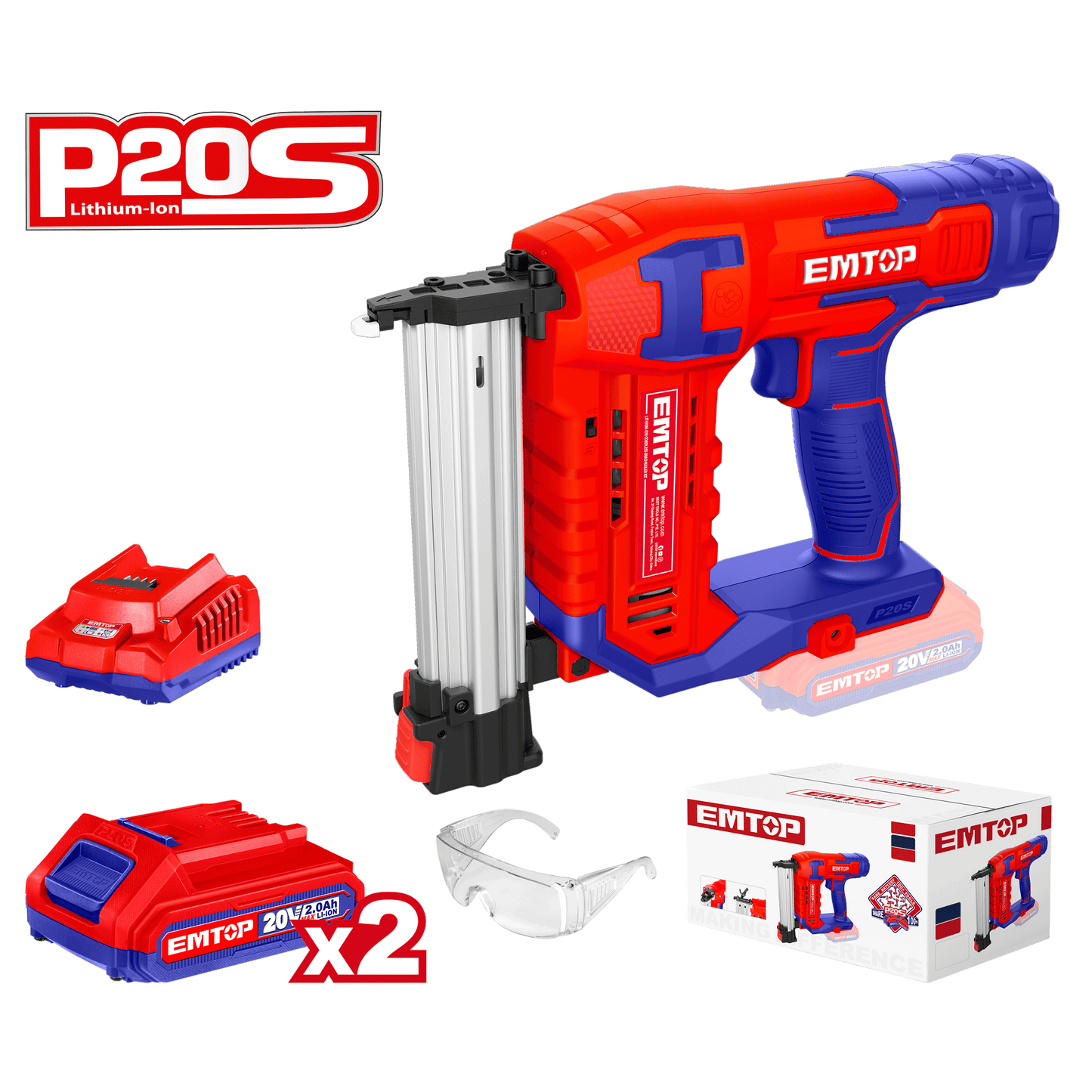 kit de cloueuse de finition sans fil au lithium-ion ELBNLI3508