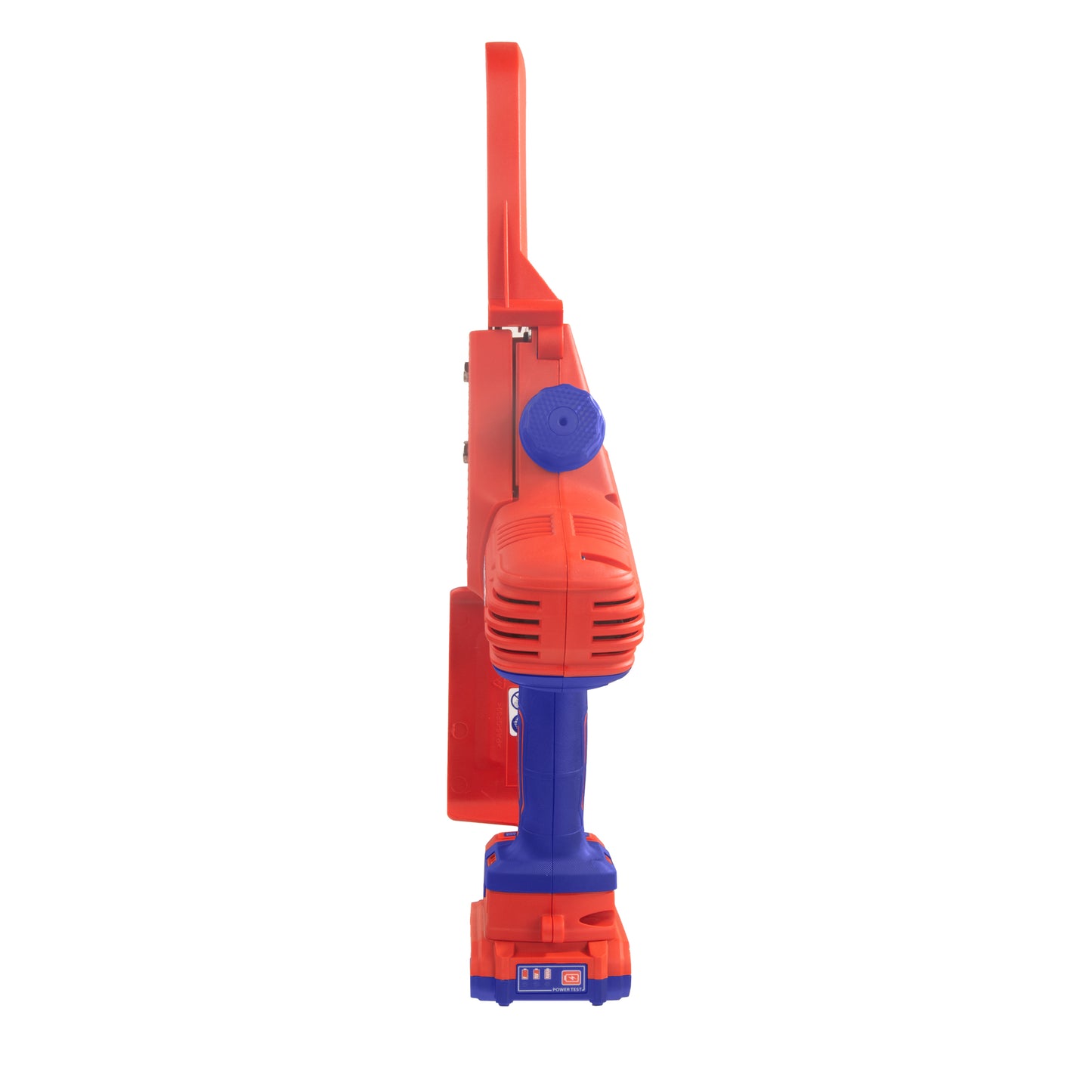 Elagueuse sur batterie Scie à chaine sans fil EMTOP 20V brushless avec 1 chargeur + 2 batteries lithium-ion 2.0Ah + Gant picots PVC Lunettes de sécurité Longueur de Coupe 15 cm