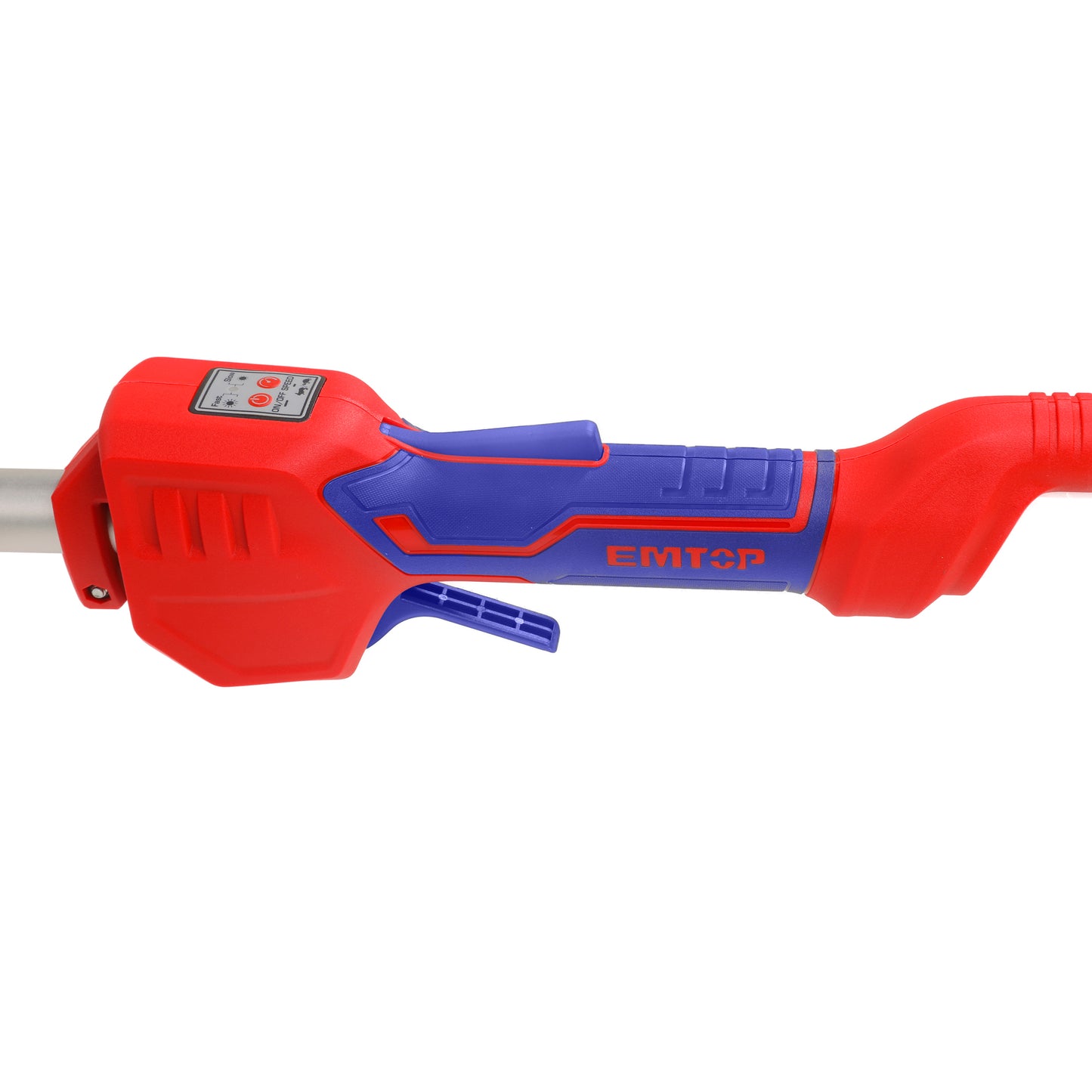 Coupe-bordure et débroussailleuse à batterie EMTOP 40V brushless avec 1 chargeur double port + 2 batteries lithium-ion 4.0Ah Gant picots PVC Lunettes de sécurité 1 lame 3T 1 Ligne de Bobine 1 bandoulière