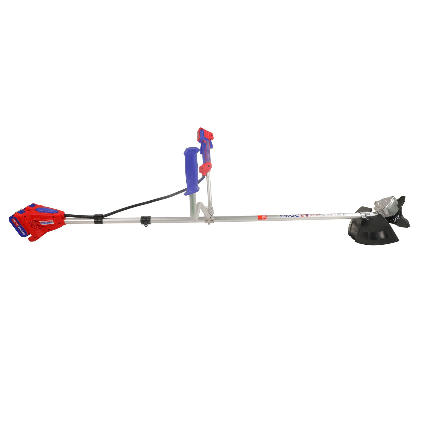 Coupe-bordure et débroussailleuse à batterie EMTOP 40V brushless avec 1 chargeur double port + 2 batteries lithium-ion 4.0Ah Gant picots PVC Lunettes de sécurité 1 lame 3T 1 Ligne de Bobine 1 bandoulière