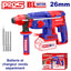Marteau perforateur burineur 26mm SDS-Plus sans fil 20V EMTOP Batterie et chargeur vendus séparément