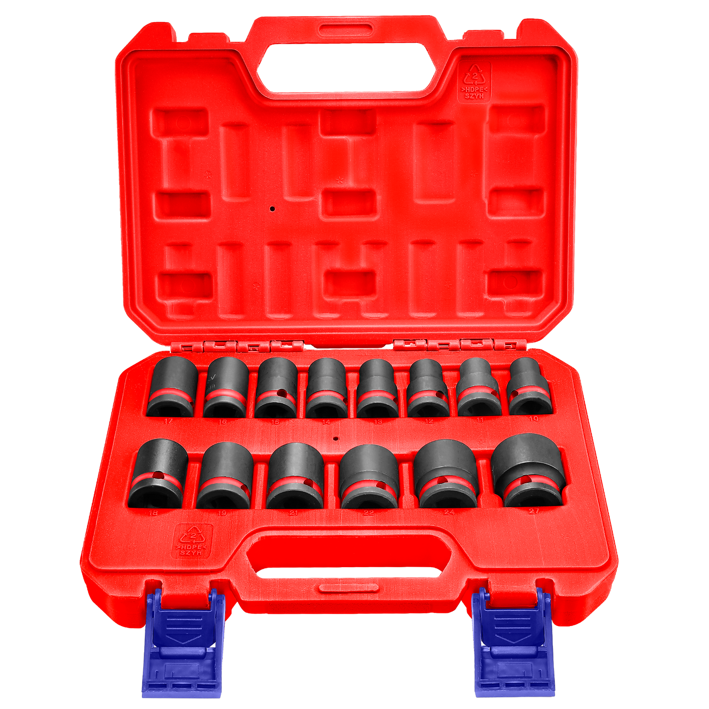 14 Pcs 1/2"DR. Jeu de douilles à chocs EMSSD12141 EMTOP