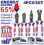 Ensemble de 4 pinces à action composée Acier Cr-V EMTOP