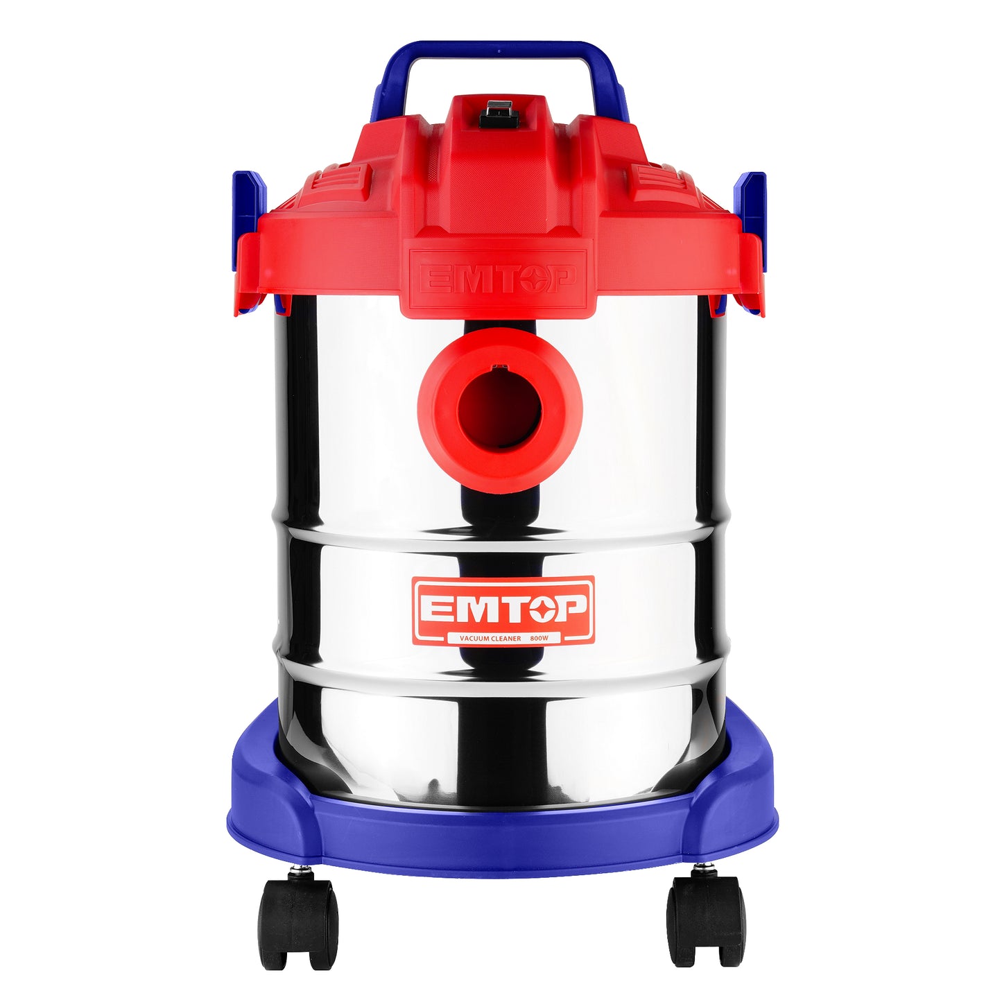 Aspirateur eau et poussière filaire 800W EMTOP 12L avec accessoires