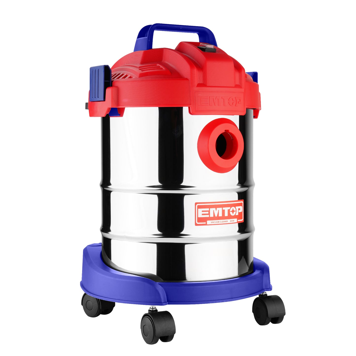 Aspirateur eau et poussière filaire 800W EMTOP 12L avec accessoires