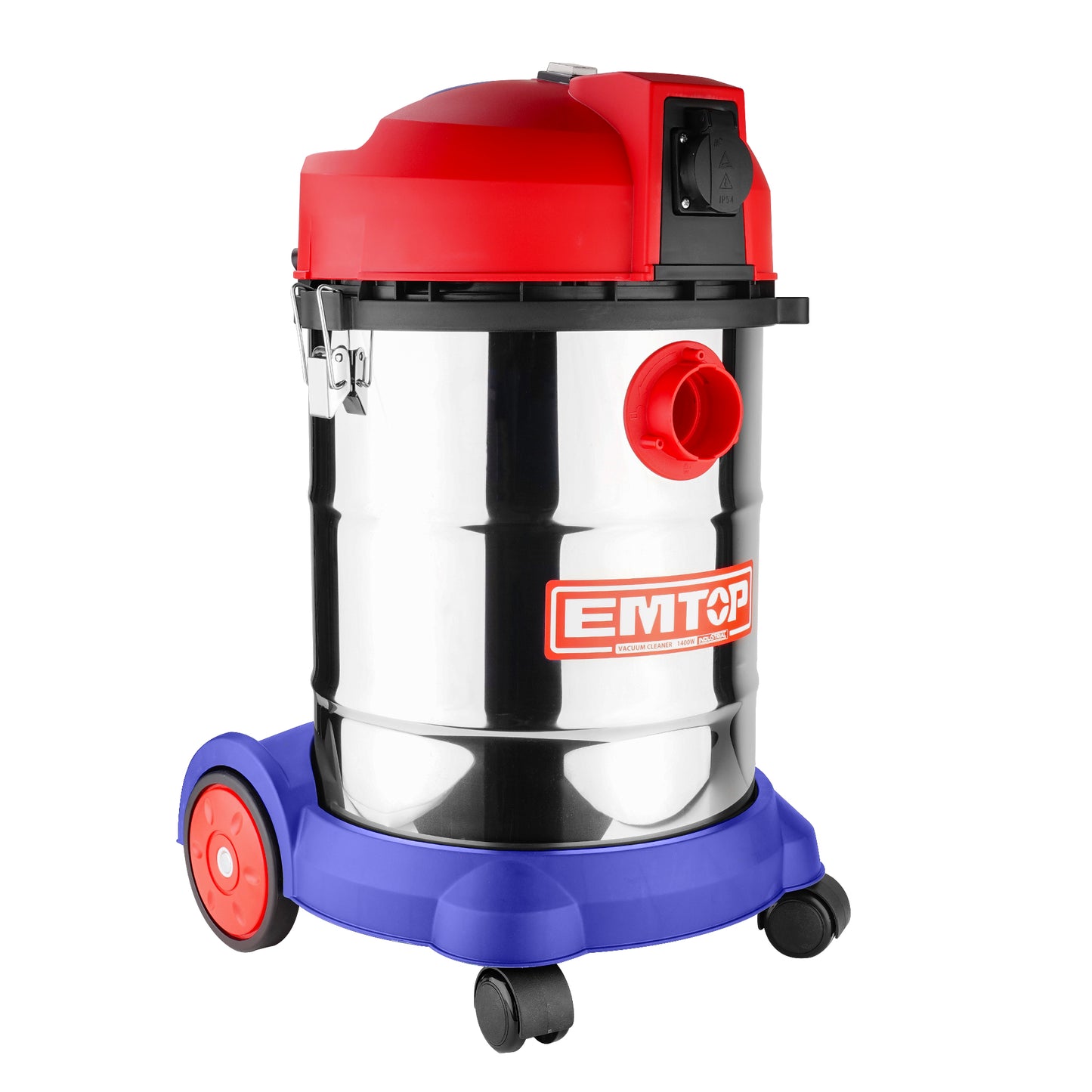 Aspirateur eau et poussière filaire 1400W EMTOP 30L avec accessoires