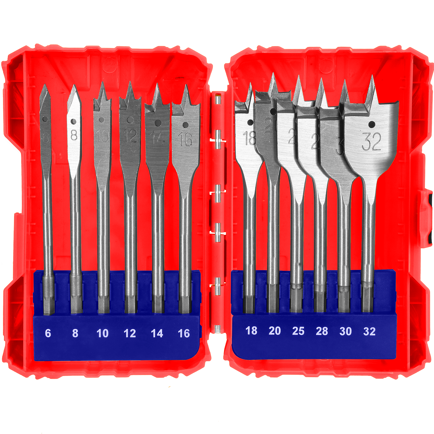 Ensemble de 12 forets à bois plats EWFD41302 EMTOP