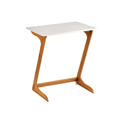 Table d'appoint bout de canapé  table auxiliaire en bambou 60x40x69cm