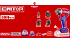 Kit perceuse-visseuse sans fil 20 V Brushless multifonction à têtes interchangeables – EMTOP