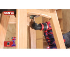 Kit perceuse visseuse multifonction sans fil 20V EMTOP – Brushless, 66 Nm, 4 têtes interchangeables