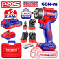 Kit perceuse visseuse multifonction sans fil 20V EMTOP – Brushless, 66 Nm, 4 têtes interchangeables