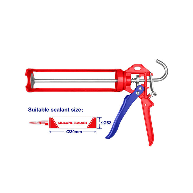 Pistolet à calfeutrer en Aluminium 230mm EMTOP Hover Image