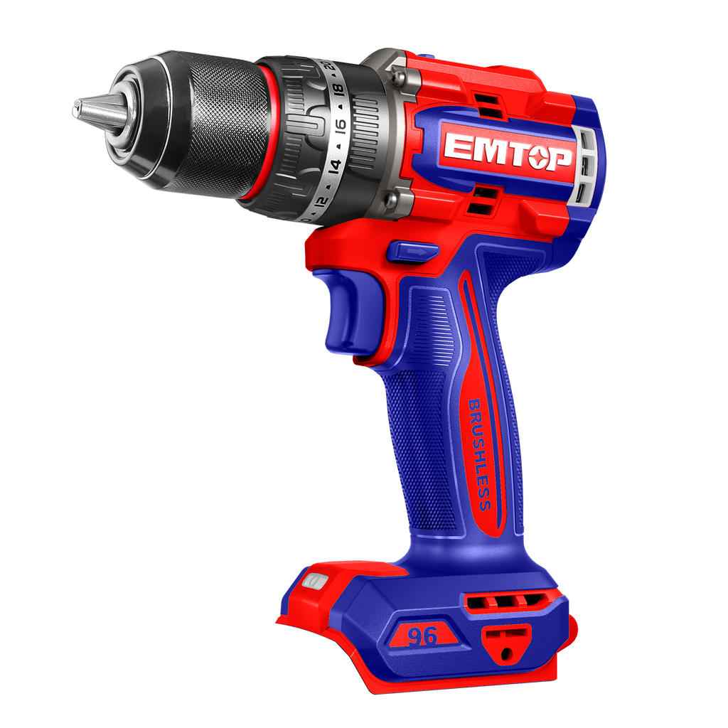 Perceuse à percussion sans fil 96Nm 20V EMTOP batterie et chargeur vendus séparément