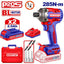 Coffret visseuse à chocs Brushless 285 Nm Sans Fil 20V EMTOP – Porte-embout 1/4", 2 Batteries 2.0Ah + Chargeur