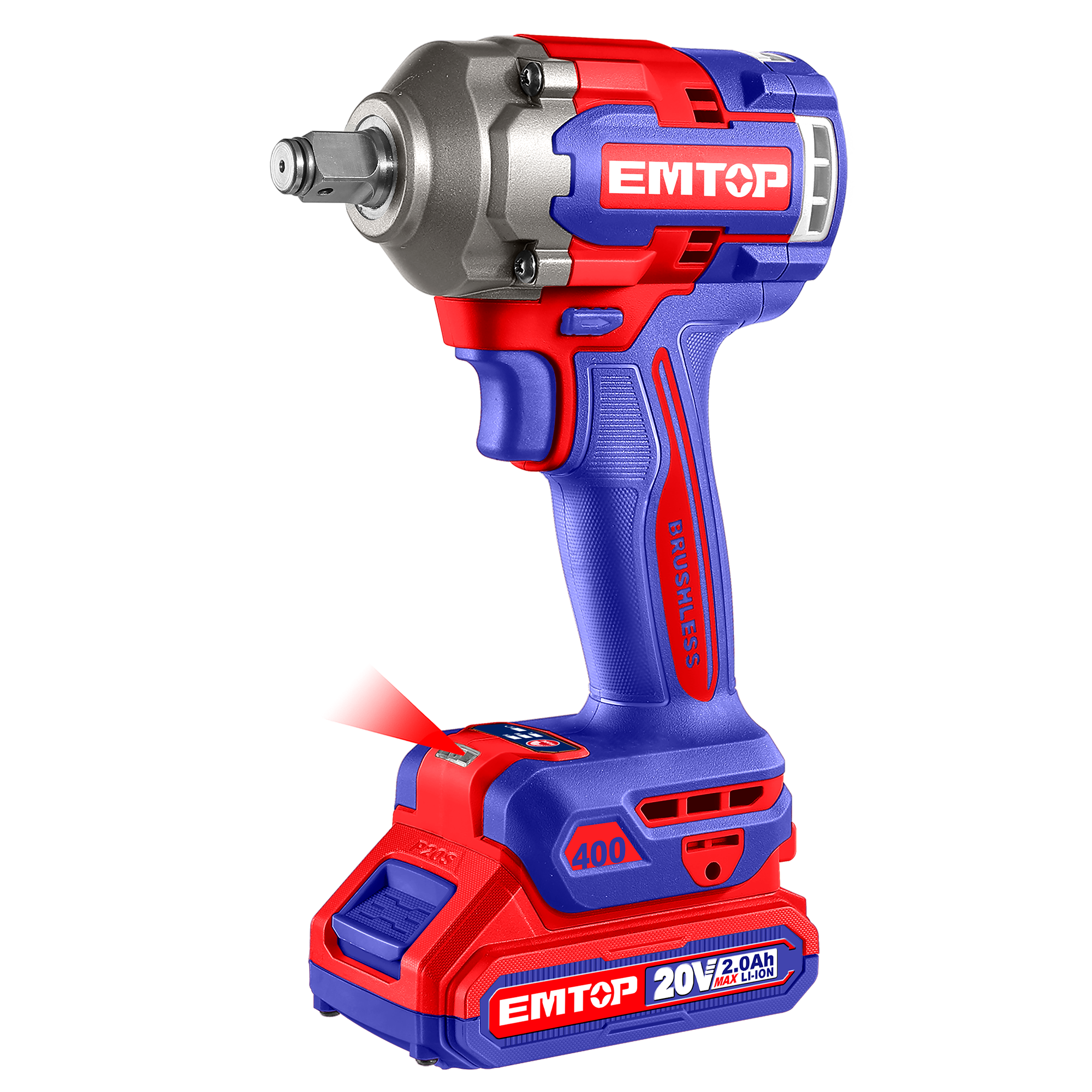 Boulonneuse à chocs sans fil ECIWL2040E EMTOP