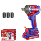 Boulonneuse à chocs compacte 405Nm sans fil 20V EMTOP – Brushless, carré 1/2", Batterie et chargeur vendus séparément