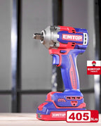 Boulonneuse à chocs compacte sans fil 20 V Brushless – 405 Nm – Carré 1/2" – EMTOP – Batterie et chargeur vendus séparément