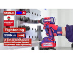 Boulonneuse à chocs sans fil 20 V Brushless – 1 350 Nm – Carré 3/4″ – EMTOP – Batterie et chargeur vendus séparément