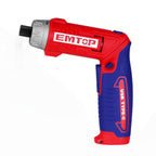 Visseuse et tournevis électrique EMTOP sans fil 8V rechargeable USB type-C vendu sans chargeur 6Nm 17 accessoires + Sac