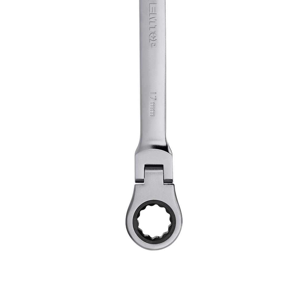 Jeu de 8 clés mixtes à cliquet articulées EMTOP