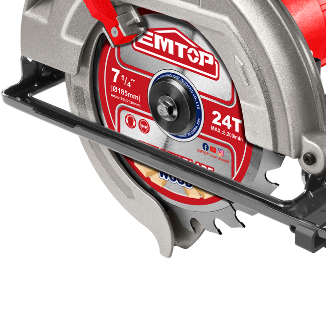 Scie circulaire filaire 1600W EMTOP 185mm Main Image