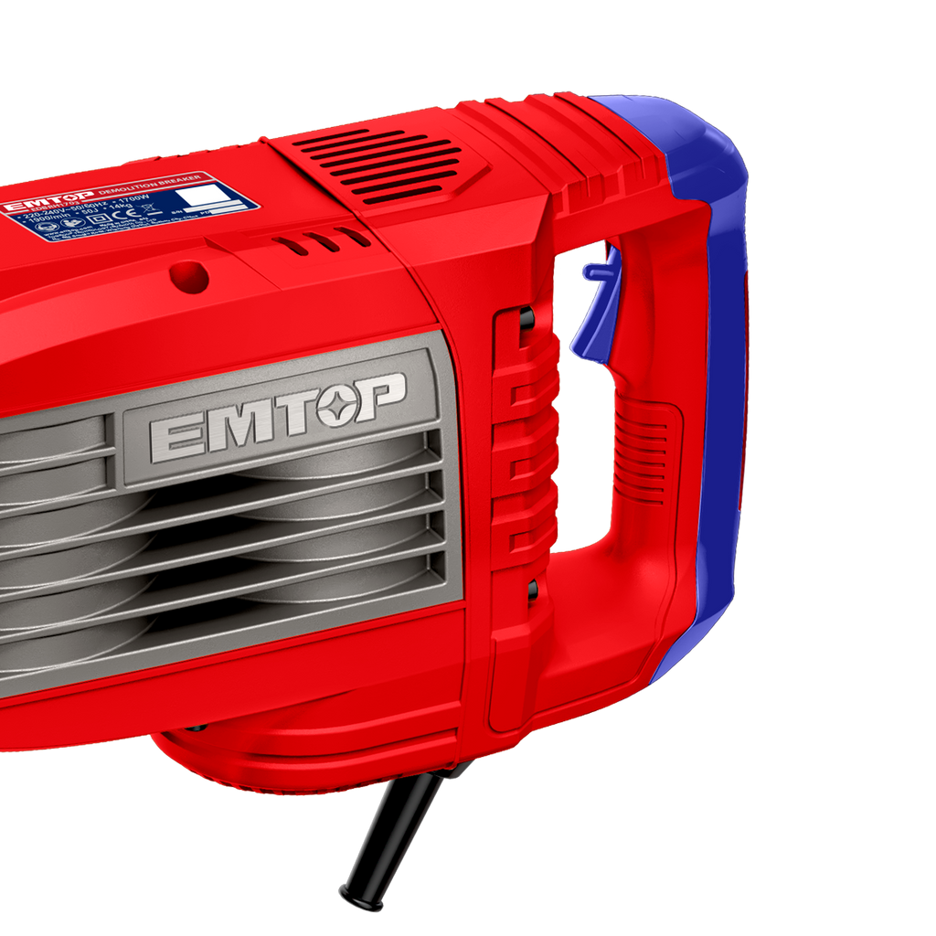 Marteau piqueur de démolition 1700W SDS-HEX EMTOP
