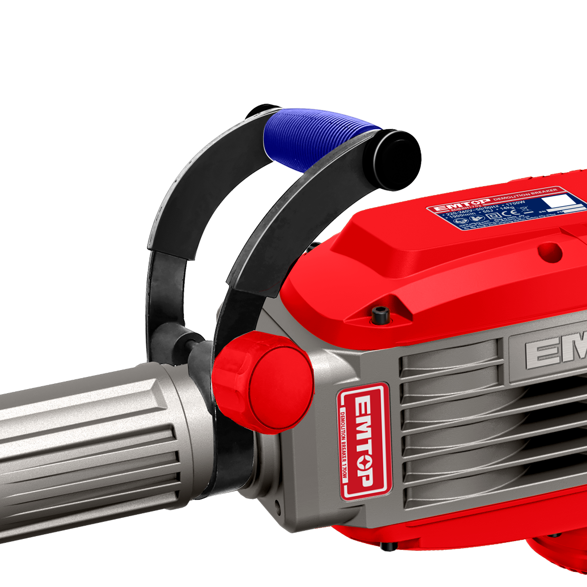 Marteau piqueur de démolition 1700W SDS-HEX EMTOP