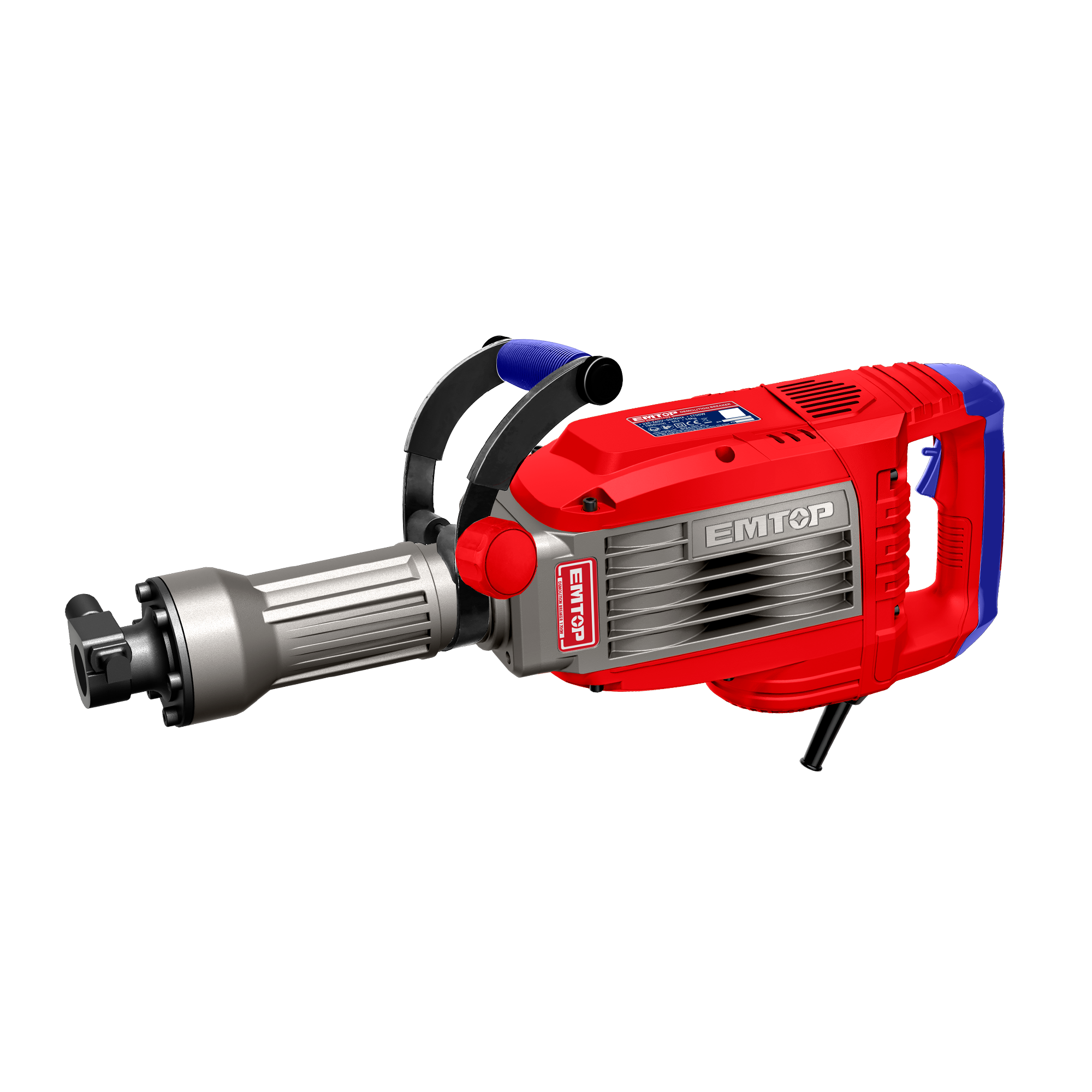 Marteau piqueur de démolition 1700W SDS-HEX EMTOP