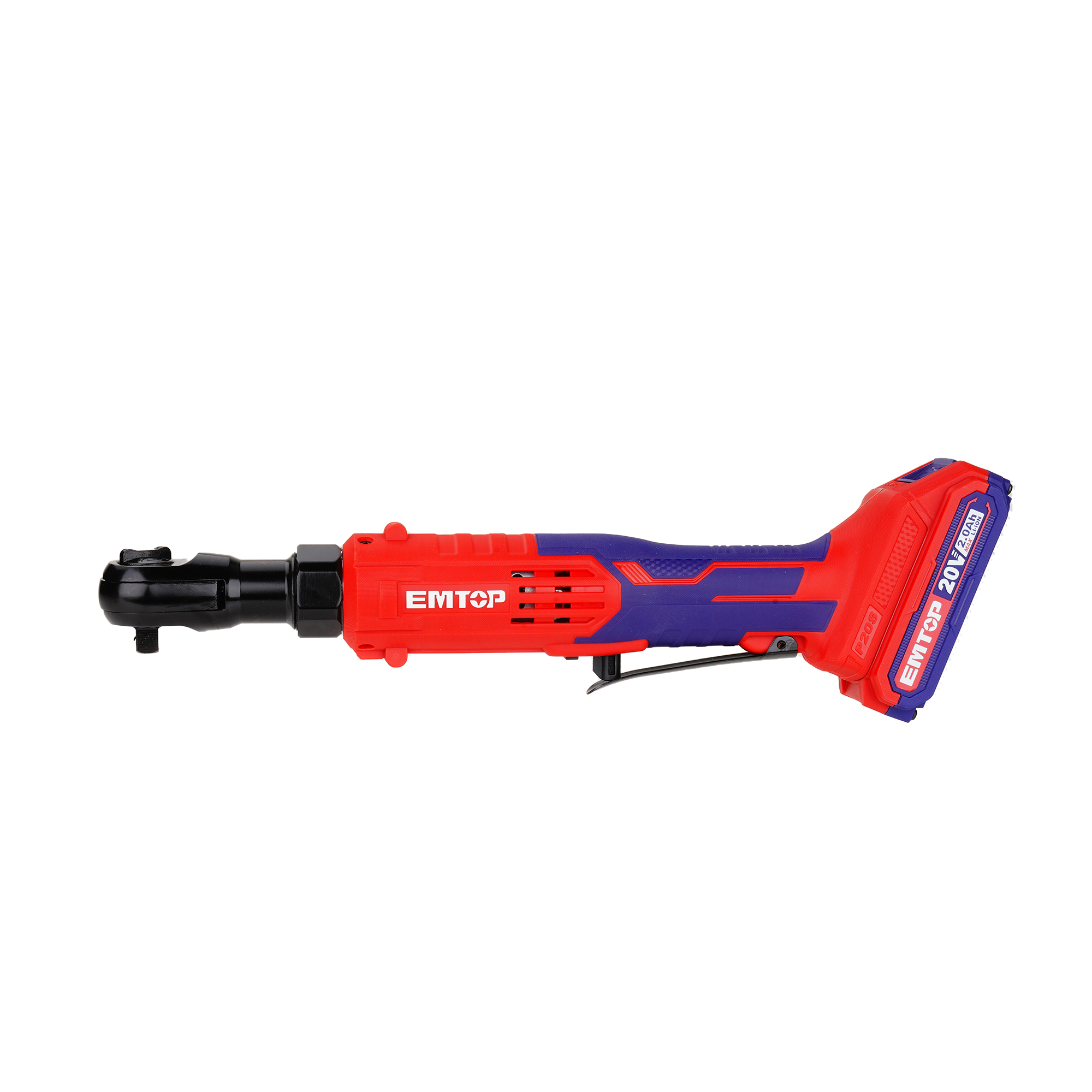 Clé à Cliquet sans fil 20V 65Nm 3/8" EMTOP Batterie et chargeur vendus séparément