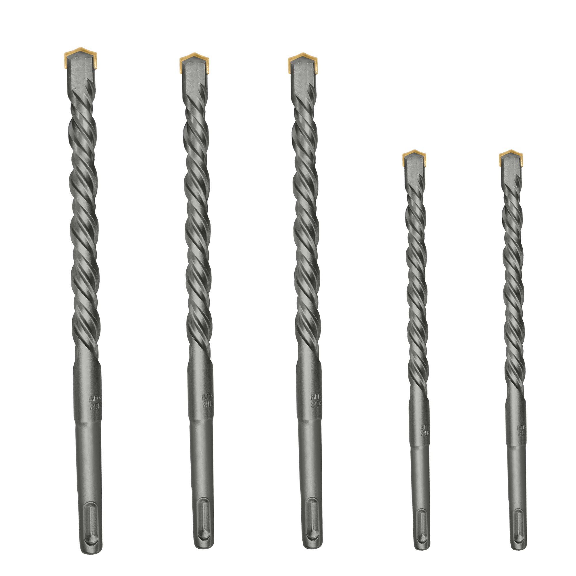 Ensemble de 5 forets pour marteau perforateur SDS Plus EHDR12052 EMTOP