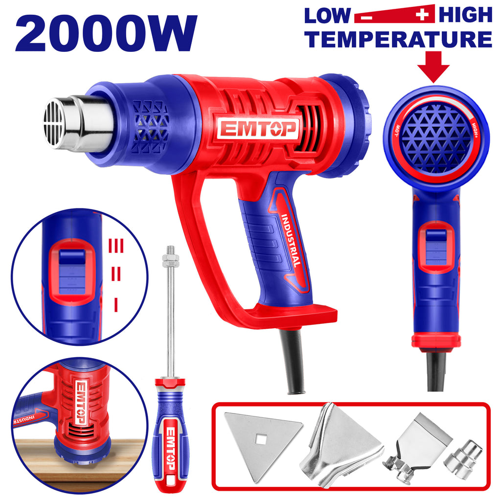 Décapeur Thermique filaire 2000W EMTOP