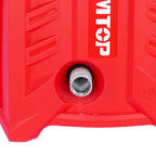 Nettoyeur haute pression filaire 1400W EMTOP moteur brushless 130 bars Système d’arrêt automatique avec 1 set de pistolet de pulvérisation d'eau + tuyau haute pression de 5 m