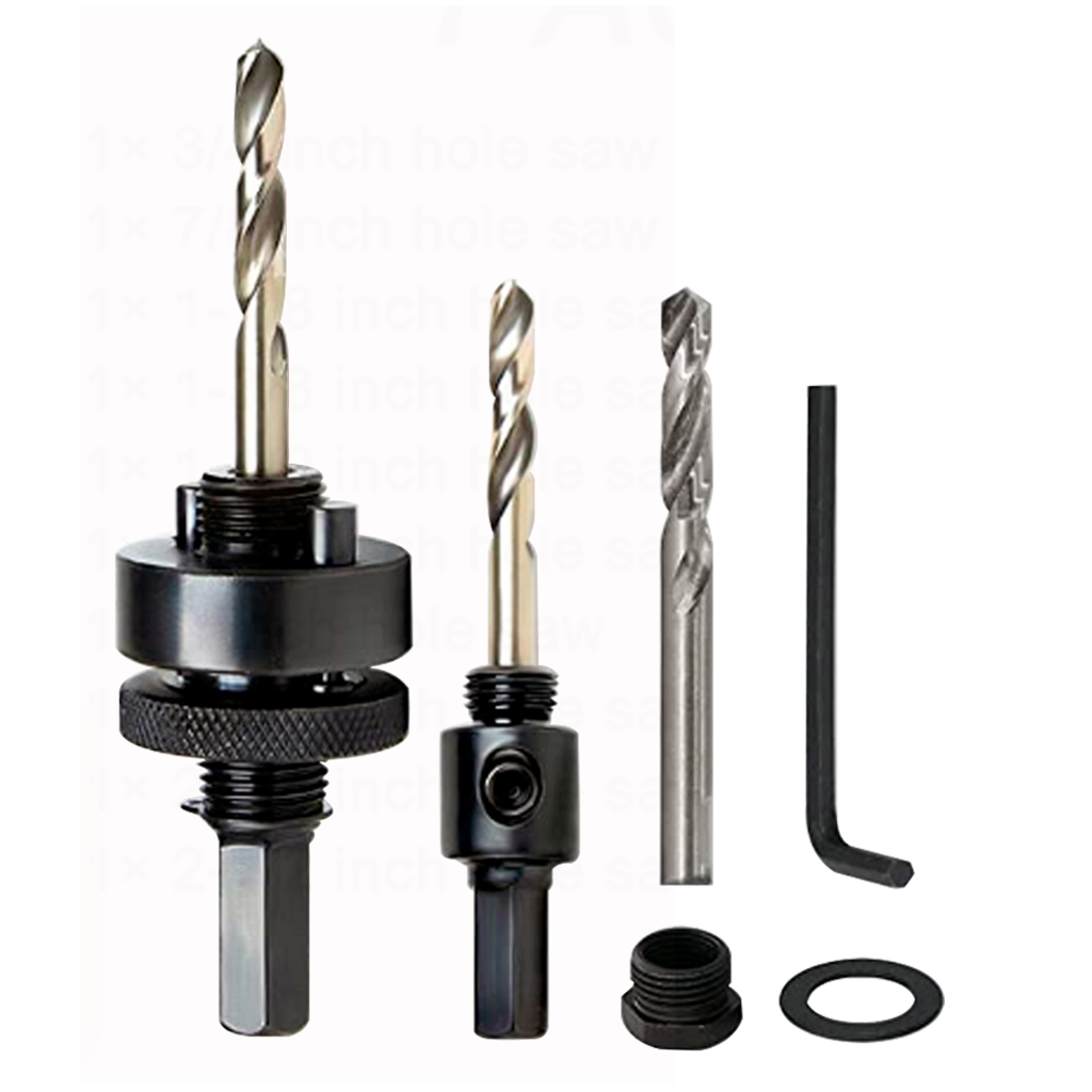 Coffret de 15 pcs scies cloches et trépans bimétalliques EMTOP