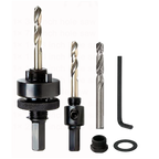 Coffret de 15 pcs scies cloches et trépans bimétalliques EMTOP