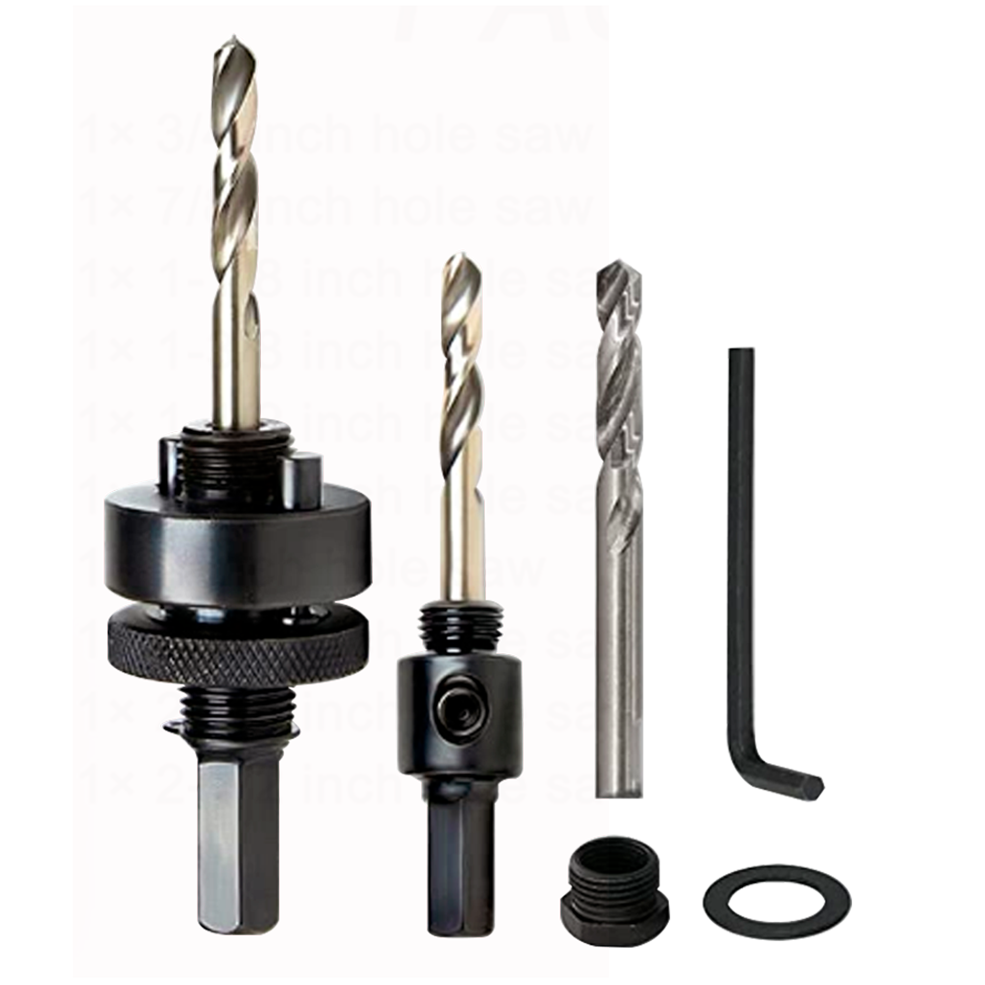 Coffret de 15 pcs scies cloches et trépans bimétalliques EMTOP
