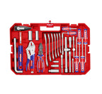 Coffret d’outillage de mécanicien 165 pièces – 1/4″, 3/8″ et 1/2″ – Cliquets 72 dents – EMTOP