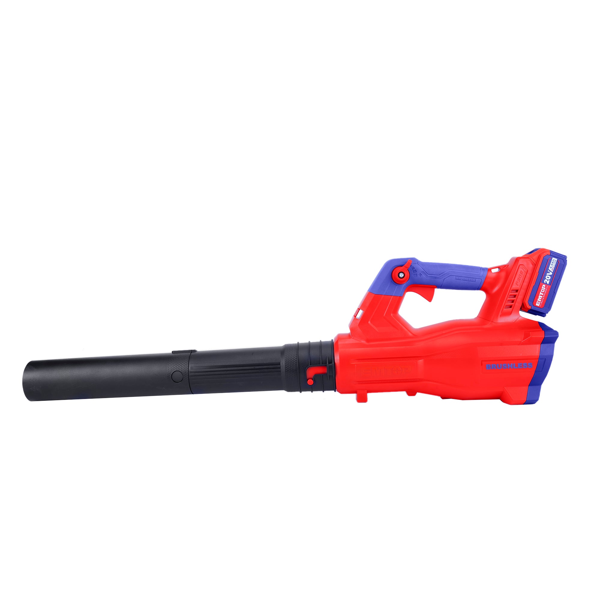 Souffleur à batterie 20V EMTOP Moteur brushless Batterie et chargeur vendus séparément