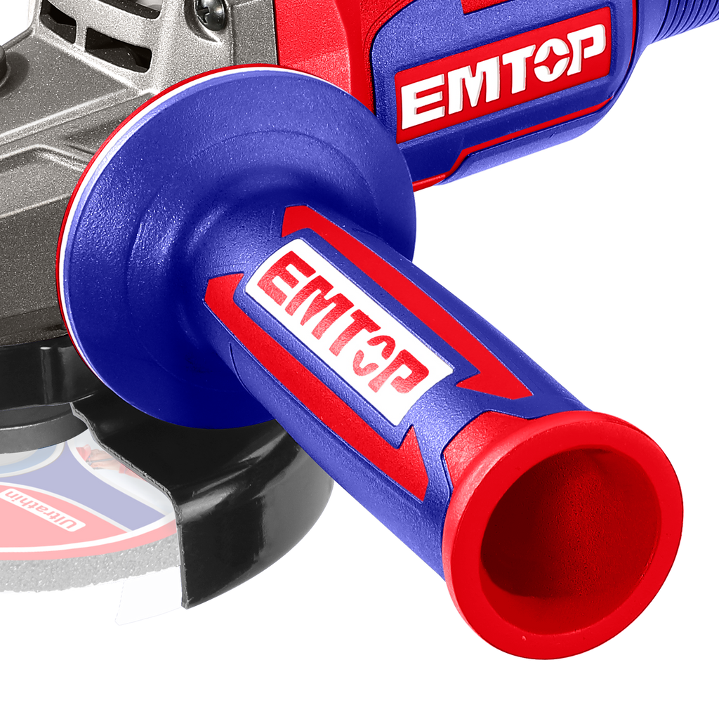 Meuleuse d'angle 115mm sans fil Brushless 20V EMTOP Batterie et chargeur vendus séparément