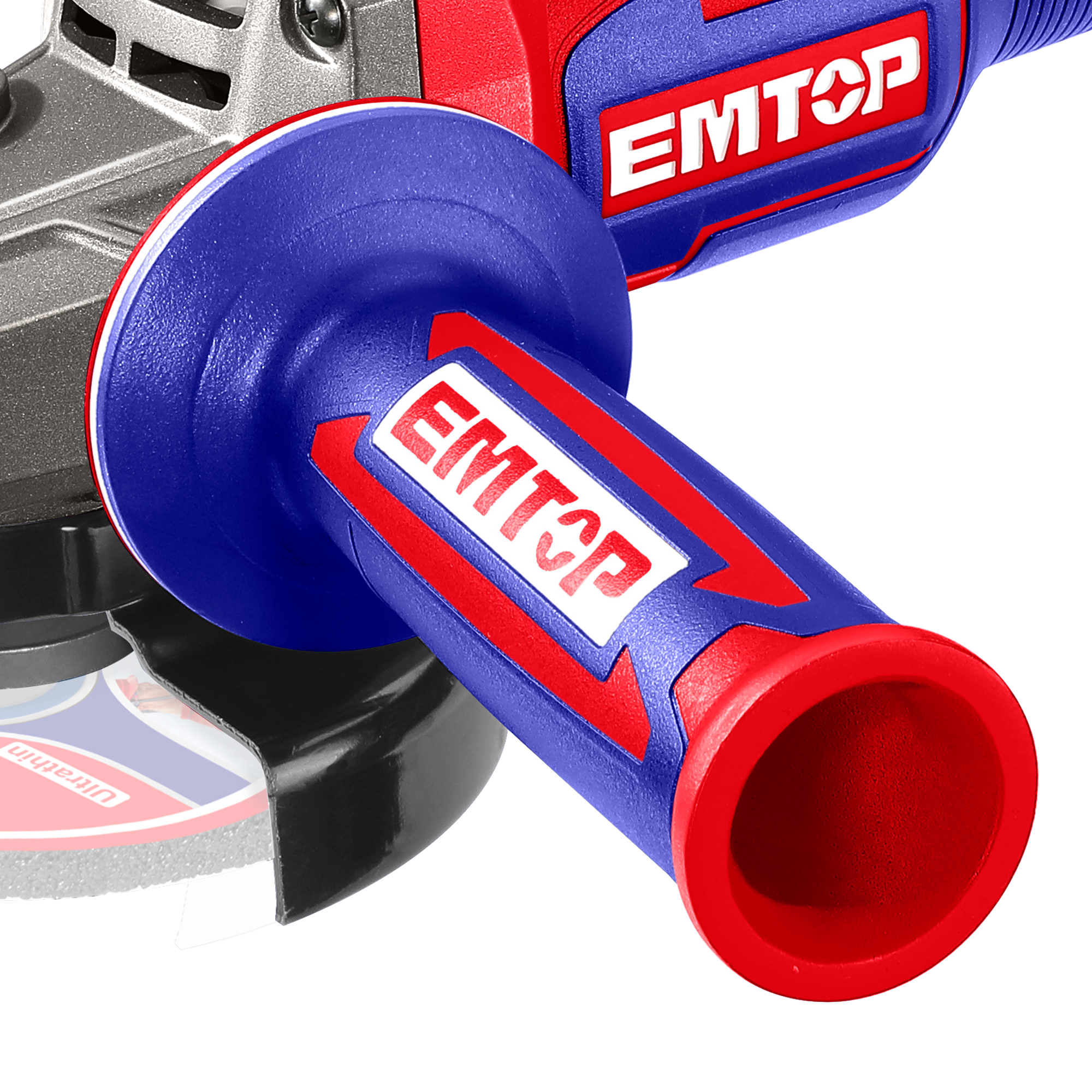 Meuleuse d'angle 115mm sans fil Brushless 20V EMTOP Batterie et chargeur vendus séparément