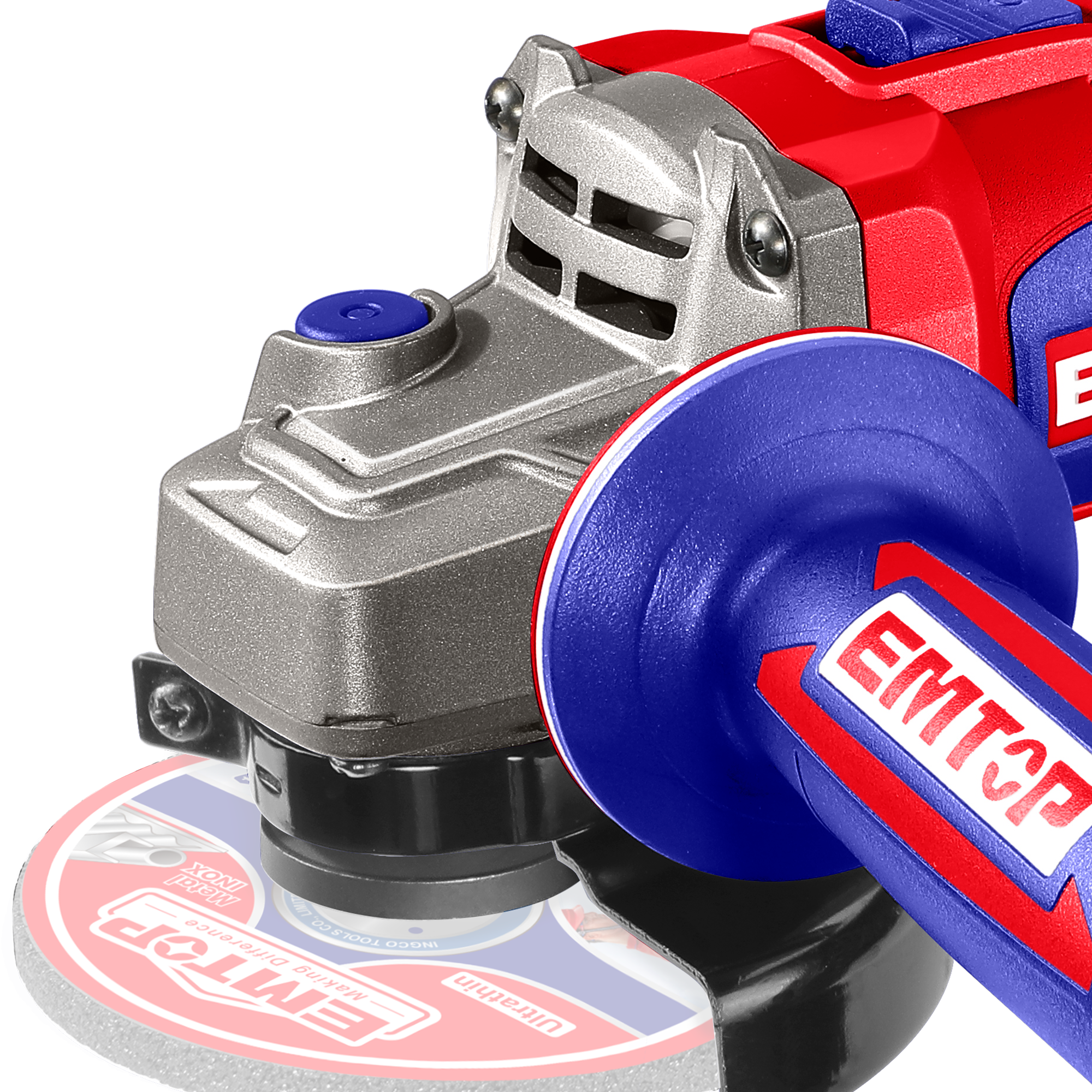 Meuleuse d'angle 115mm sans fil Brushless 20V EMTOP Batterie et chargeur vendus séparément