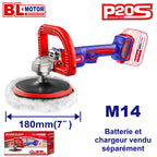 Polisseuse sans fil 180mm EMTOP 20V Batterie et chargeur vendus séparément