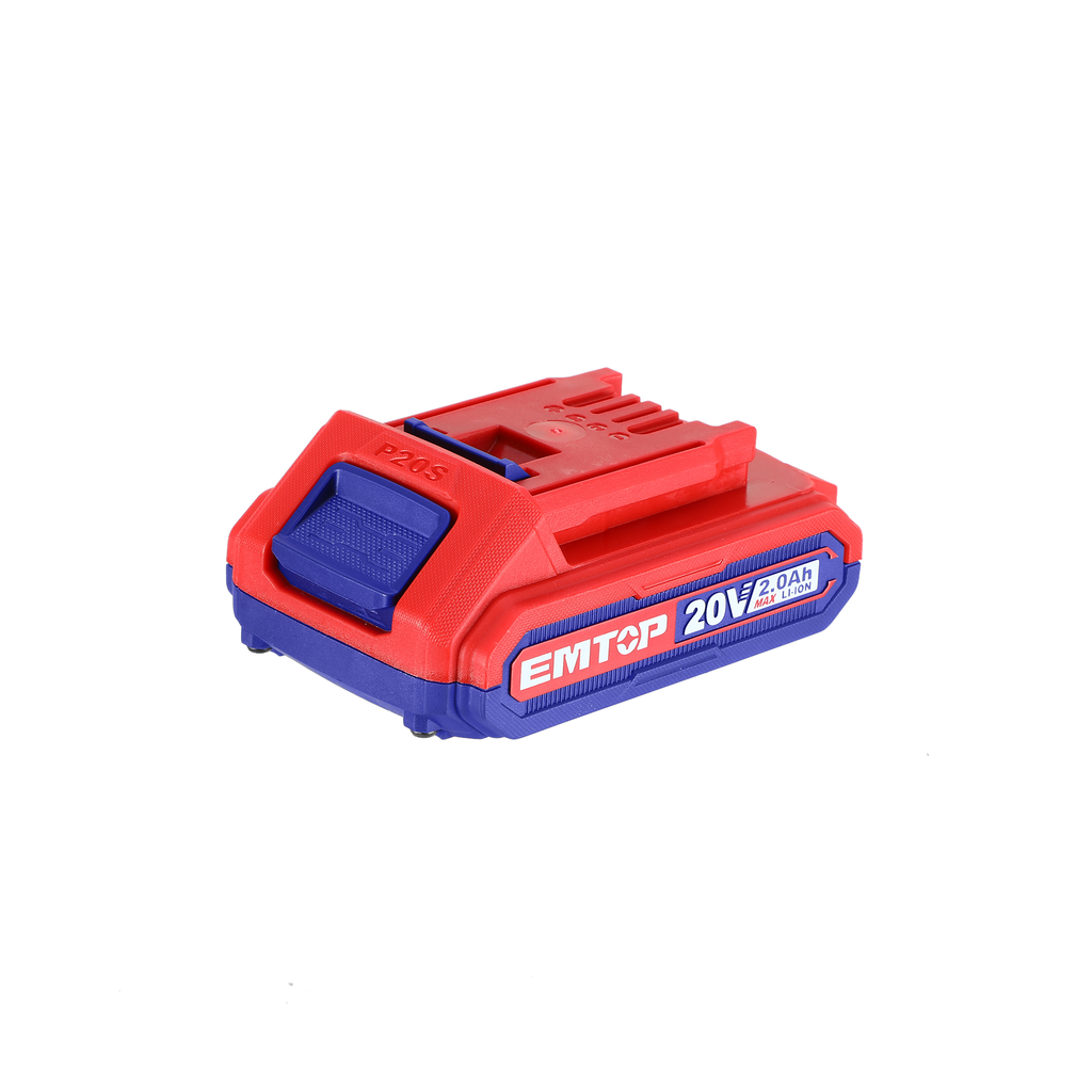 Pack de 2 batteries 2,0Ah + 1 chargeur EMTOP 20V