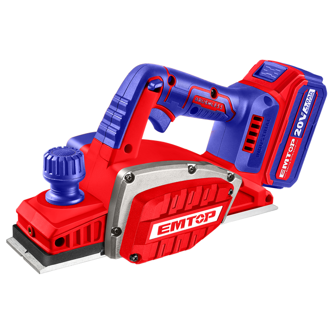 Rabot électrique sans fil Raboteuse 20V EMTOP batterie et chargeur vendus séparément Main Image