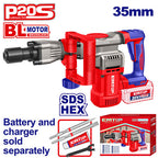 Marteau piqueur de démolition SDS-HEX Brushless Sans Fil 20V EMTOP - 16J, Batterie et chargeur vendus séparément